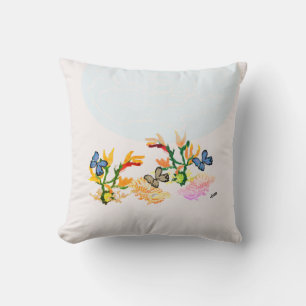 Compact Mirror : Peaceful Throw Pillow