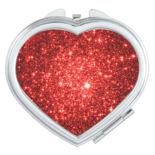 Compact Mirror : Red Diva Stars