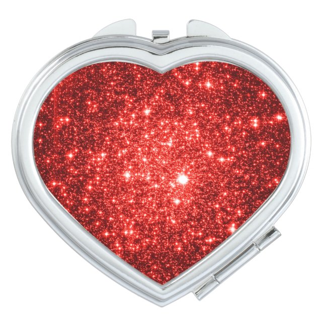 Compact Mirror : Red Diva Stars (Front)