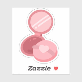 compact mirror sticker