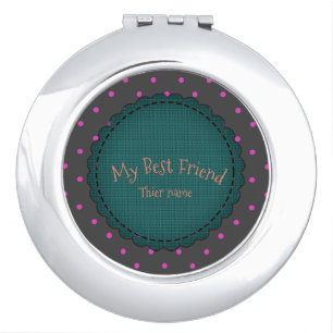 Compact Mirror_Template_Expression_Best Friend-BST Makeup Mirror
