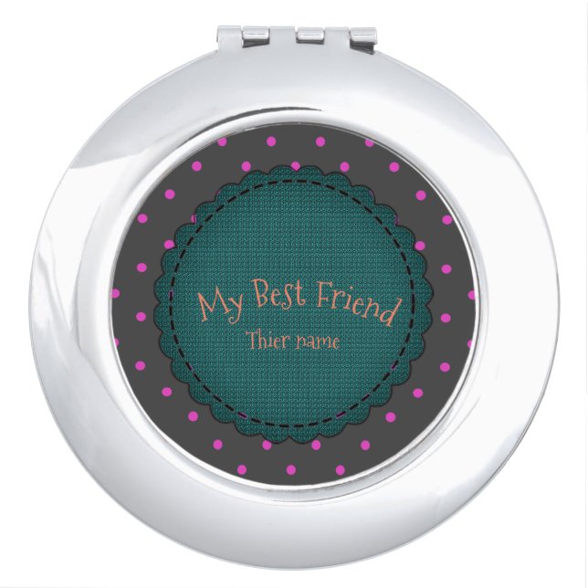Compact Mirror_Template_Expression_Best Friend-BST Makeup Mirror (Front)