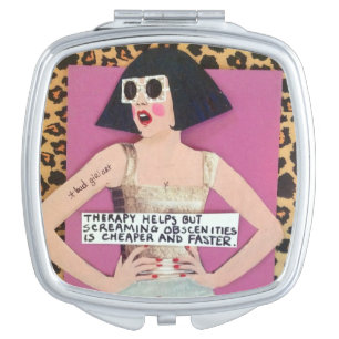 Compact mirror – therapy helps but screaming as so