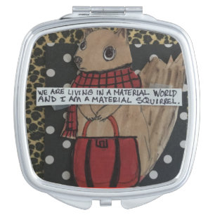 Compact mirror – we are living in a material world