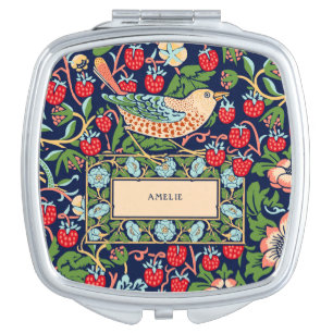 Compact Mirror William Morris Strawberry Thief 
