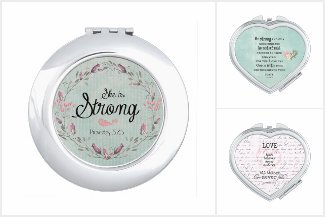 Compact Mirrors with Bible Verses