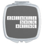 Periodic Table Writer  Compacte Spiegel Make-up Spiegeltjes