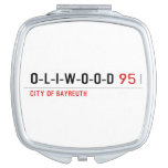 O-L-I-W-O-O-D  Compacte Spiegel Make-up Spiegeltjes