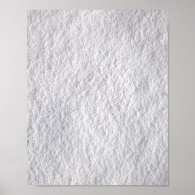 Compacted Snow Texture Poster (Front)