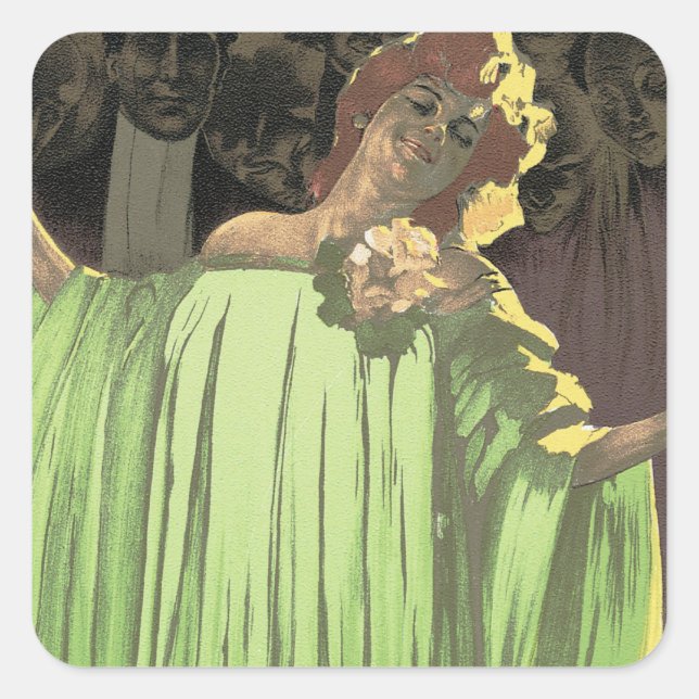 Compagnia d'Opere Comiche Square Sticker (Front)