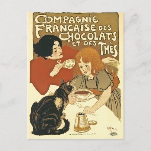 Compagnie Chocalats Vintage Advertisement French Postcard