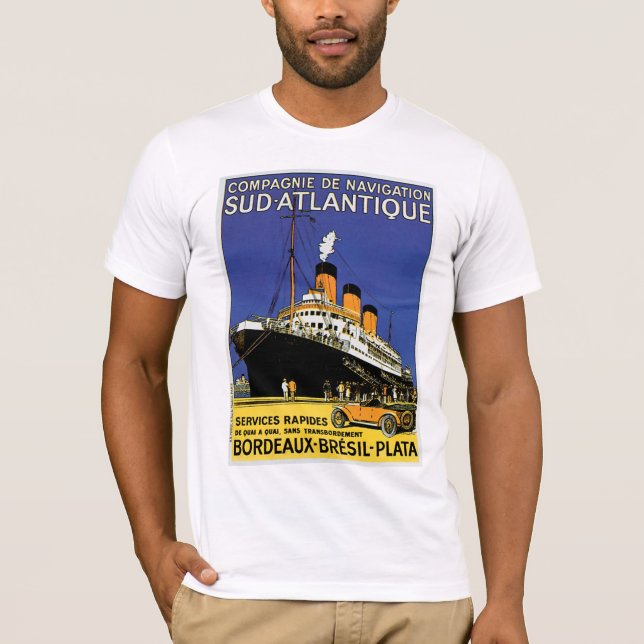 Compagnie de Navigation Sud-Atlantique T-Shirt (Front)