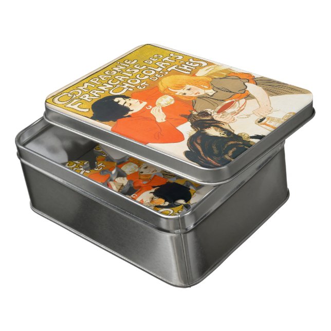 Compagnie Française des Chocolats et des Thès - Jigsaw Puzzle (Lid Open)