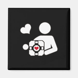 Companion Cube Gaming Portal Nerd Funny Gamer 1 Magnet