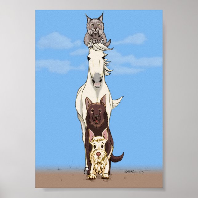 Companion Totem - Colored Poster (Front)