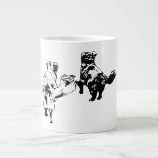 Companions Ahead in Autumn Light Giant Coffee Mug