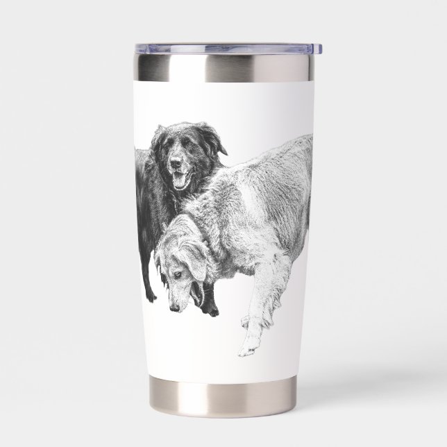 Companions in the Autumn Light Insulated Tumbler (Left)