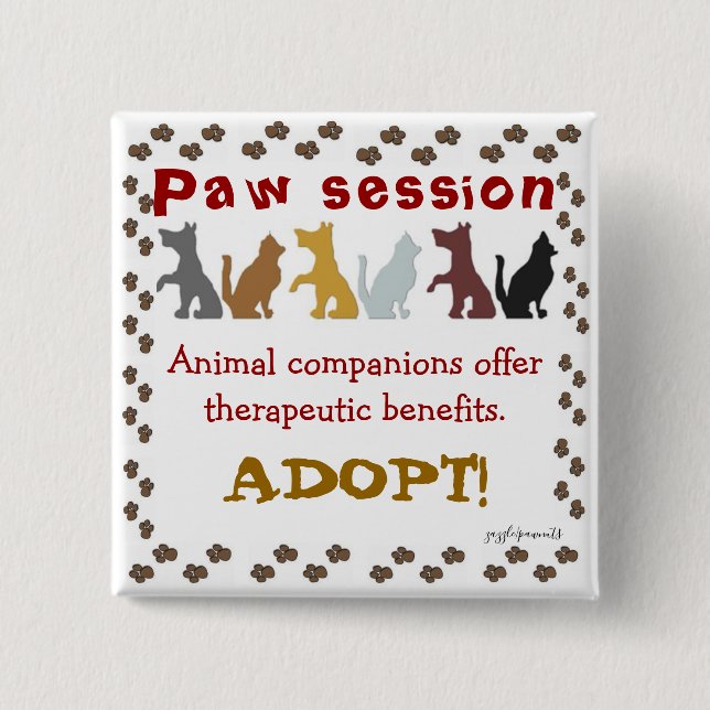 Companionship from Pets Button (Front)