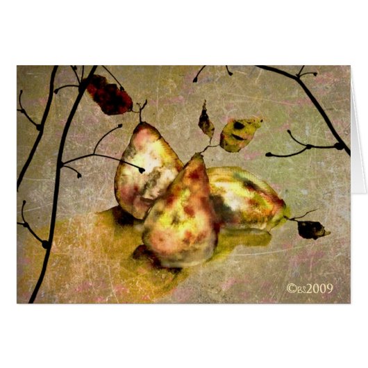 companionship  ( three pears) cards (Front Horizontal)