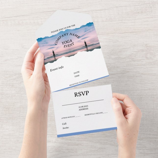 COMPANY ANIVERSARY EVENT INVITATION customizable (Tearaway)