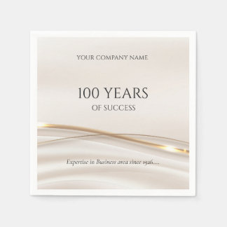 Company Anniversary Custom Business Napkins