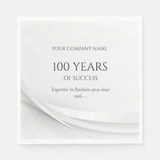 Company Anniversary Custom Business Napkins
