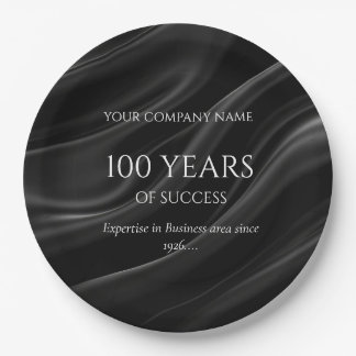 Company Anniversary Custom Business Paper Plates