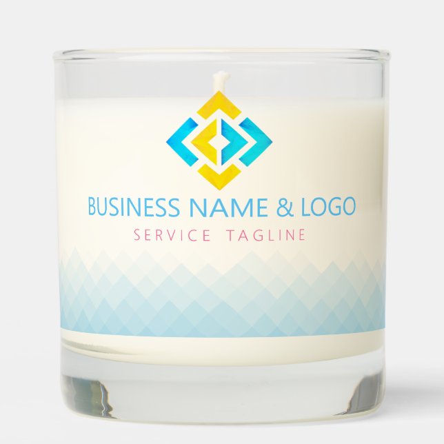 Company Anniversary Customizable Name And Logo Scented Candle (Front)