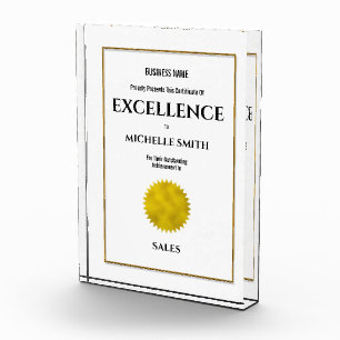 Company annual award employee recognition DIY