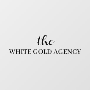 Company Branded Business Name Wall Decal