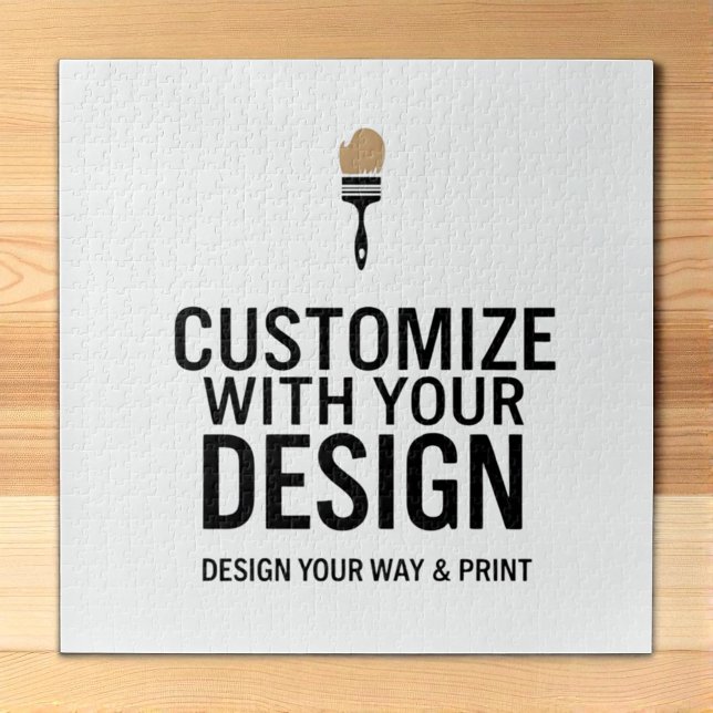 Company Branded Custom Minimalist Personalized  Jigsaw Puzzle (Creator Uploaded)
