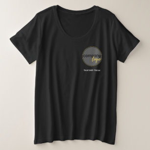 COMPANY BUSINESS BRANDED UNIFORM CUSTOM LOGO NAME PLUS SIZE T-Shirt