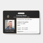 Company Business ID Identification Logo Custom