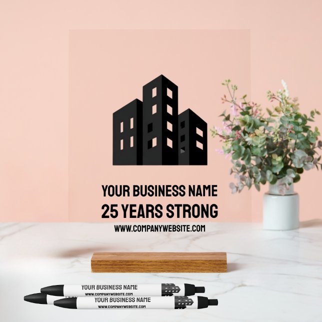 Company Business Logo Celebrating # Years Custom Pen (Creator Uploaded)