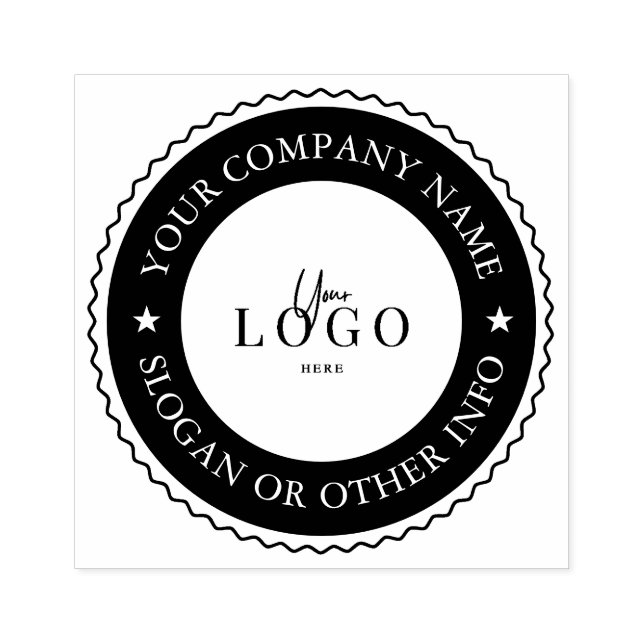 Company Business Logo Custom Rubber Stamp (Imprint)