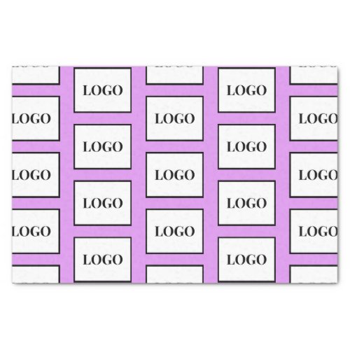 Company Business Logo Lavender Tissue Paper