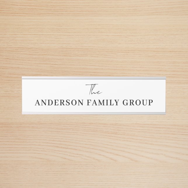 Company Business Name Professional Branded Door Sign (Creator Uploaded)