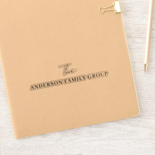 Company Business Name Professional Branded Sticker