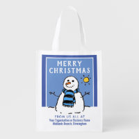Company, Business, or Organisation Christmas Grocery Bag