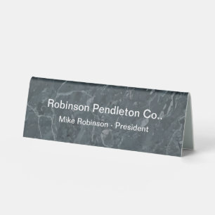 Company Business Professional Desk Name Plaque Table Tent