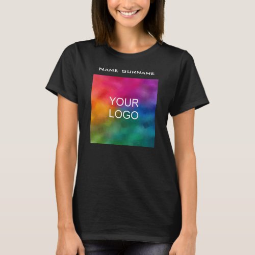 Company Business Your Logo Employee Womens T_Shirt