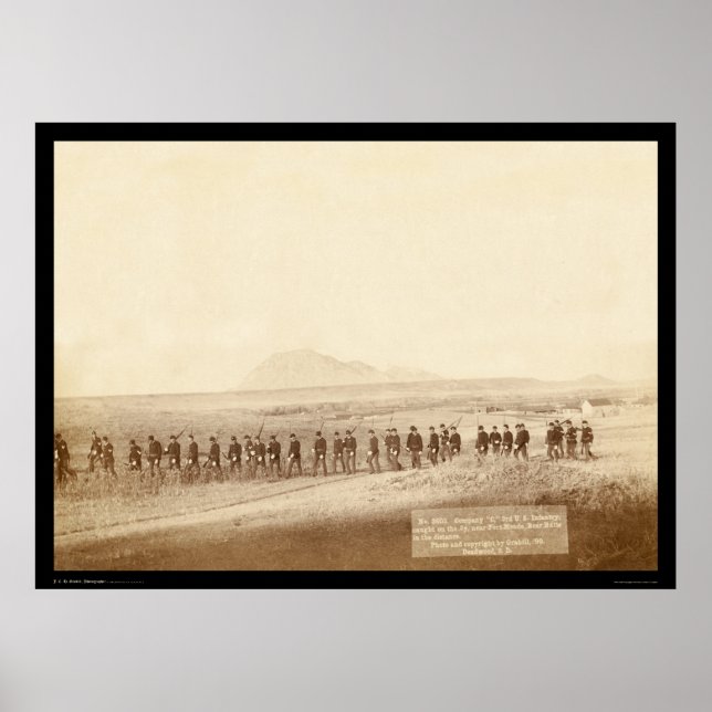 Company C 3rd US Infantry SD 1890 Poster (Front)