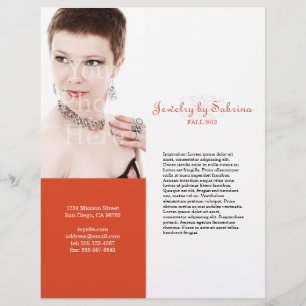 Company catalog product line sheet cover template