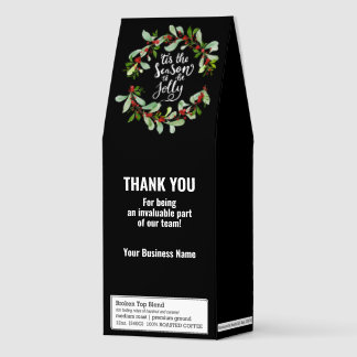 Company Christmas Party Employee Thank You Roasted Coffee