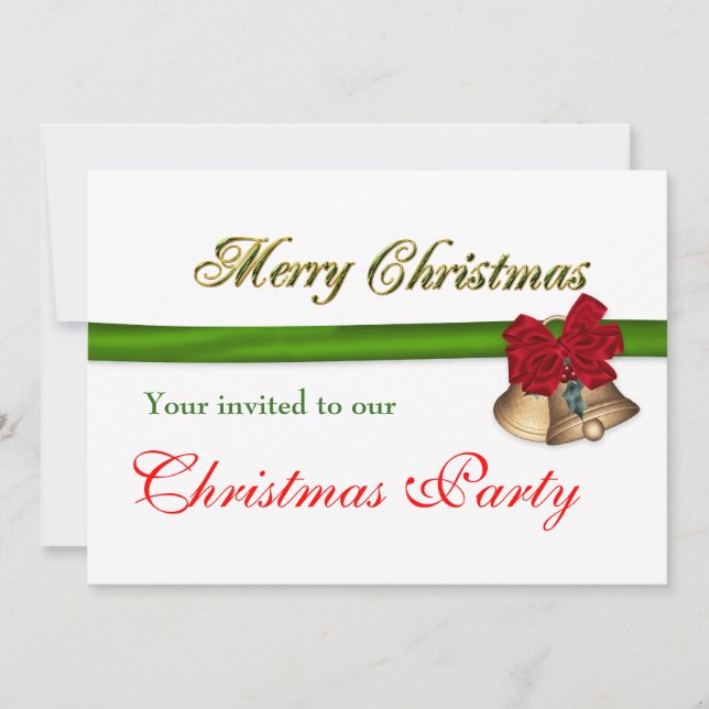 Company Christmas Party Invitation (Front)