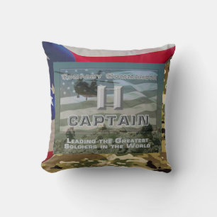 Company Commander Throw Pillow
