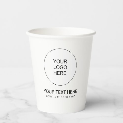 Company Corporate Event Simple Clean Promotional Paper Cups