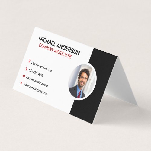 Company  Corporate Professional Business Man Business Card