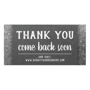 Company Corporate Small Business Store Thank You Door Sign