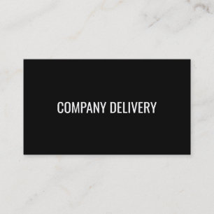 Company Delivery Service Business Card